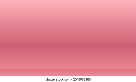 escena de estudio en blanco rosa para la visualización de productos con efecto de iluminación. escenario vacío para fondo de presentación
