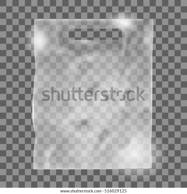 Download Blank Plastic Bag Mock Empty Polyethylene Stock Vector ...