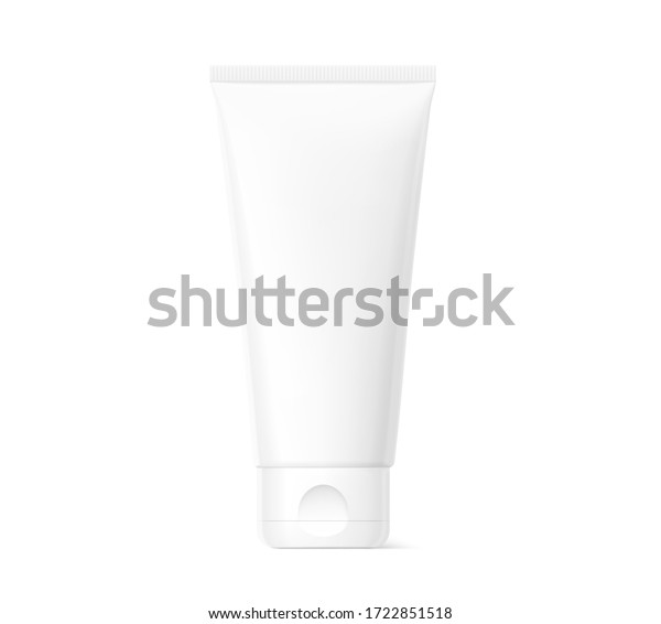 Download Blank Plastic Tube Mockup Cosmetics Cap Stock Vector Royalty Free 1722851518