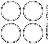 Blank postal stamps set.illustration vector