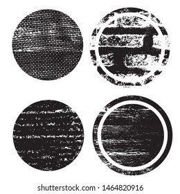 Blank postal stamps set.illustration vector