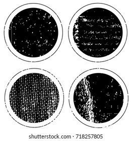 Blank postal stamps set.illustration vector