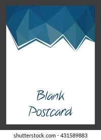 blank postcard
