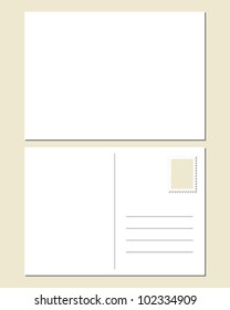 Blank Postcard Front & Back