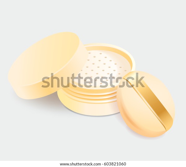 Blank Powder Packaging Vector Illustration Stock Vector (Royalty Free ...