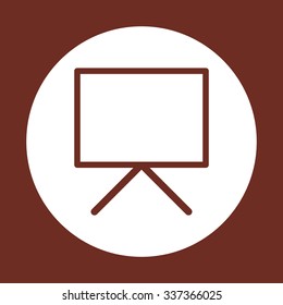 blank presentation board