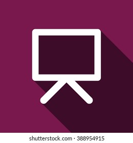 blank presentation board