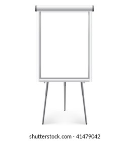 blank  presentation board