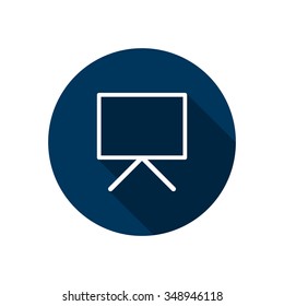 blank presentation board icon