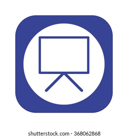 blank presentation board icon