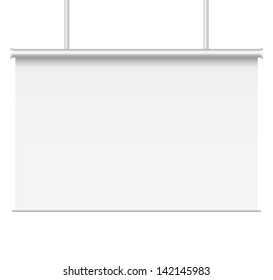 Blank presentation boards.
