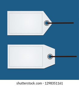 blank price tag label vector illustration