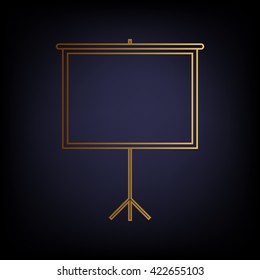 Blank Projection screen