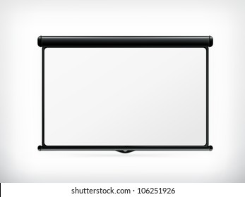 Blank Projection screen, vector