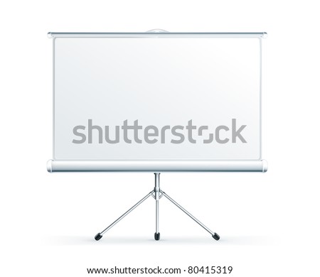 Blank Projection screen, vector