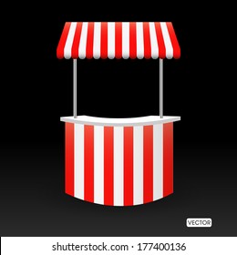 blank promotion booth