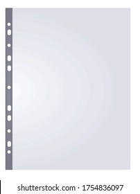 Blank protect paper folder. vector illustration