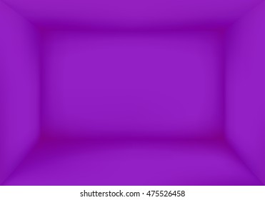 Blank Purple Room Background Vector