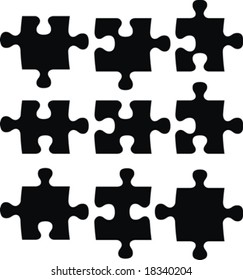 blank puzzle pieces, image applicable to several concepts