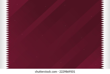 blank qatar flag background design template 