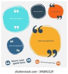 Blank Quote Template Set