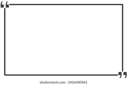 Blank quotes frames modern flat design templates background