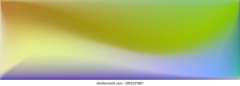 Blank Regenbogen Multi Farbe unscharfe Textur Illustration. Natürlicher, trendiger Hintergrund. Lebhafter, strahlender Farbmesh. Wasser Vivid Dunkelwavy Gradient Mesh. Farbige, helle, horizontale Linien, Hintergrund.