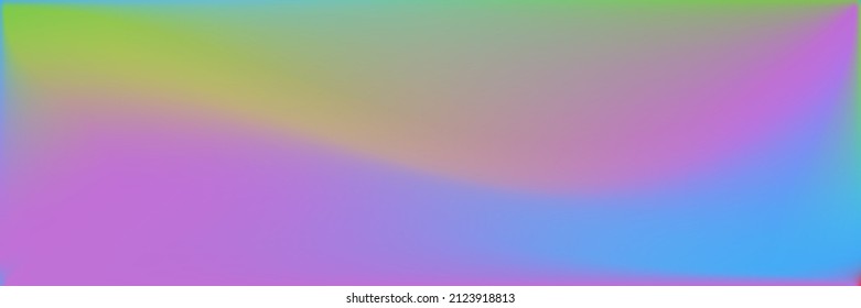 Blank Rainbow Wavy Gradient Mesh. Colorful Ocean Smooth Surface Backdrop. Bright Color Wavy Gradient Mesh. Multicolor  Vivid Office Background. Natural Water Vibrant Blurred Texture Illustration.