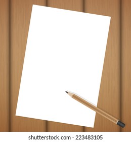 blank realistic spiral notepad notebook and pencil vector