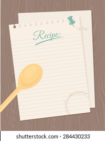 Blank Recipe Card For Your Culinary Creations.