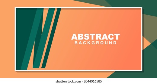 Blank rectangle colorful abstract frame background. Good for banner, social media template, poster and flyer template 