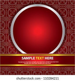 Blank red abstract for text,Vector