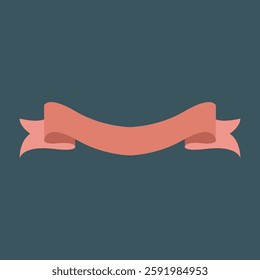 blank red flag  text space in flat vector design