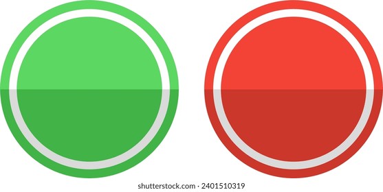 blank red and green icon background vector