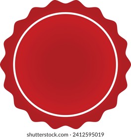 Blank Red Seal, Blank Stamp Template , circle seal stamp lace