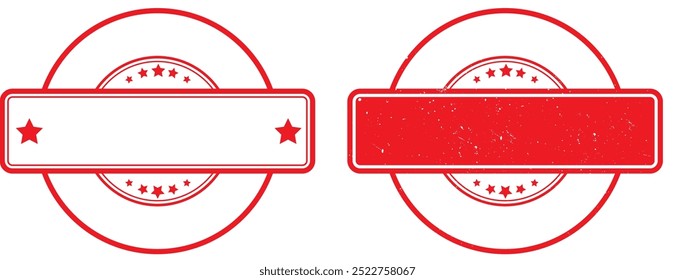 blank red stamp,Grunge Rubber Stamp Template,clean and grunge