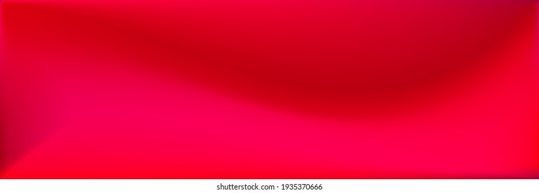 Blank roter, lebendiger, welliger Farbmesh. Roter Neon Wavy Gradient Mesh. Farbrosen Moderner Design Hintergrund. Rose-helle, dunkle, glatte Oberflächenillustration. Blut-lebendiger Neon-Originalhintergrund.