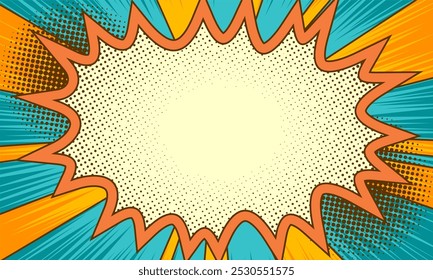 Branco retro banda desenhada. estilo de fundo clássico 