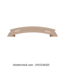 blank ribbon template vector graphic illustration