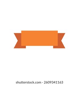 Blank Ribbons in Flat Style Vector Template. Stickers for New Arrival shop product tags, new labels or sale posters and banners vector