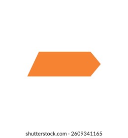 Blank Ribbons in Flat Style Vector Template. Stickers for New Arrival shop product tags, new labels or sale posters and banners vector