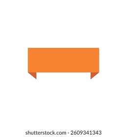 Blank Ribbons in Flat Style Vector Template. Stickers for New Arrival shop product tags, new labels or sale posters and banners vector