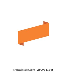 Blank Ribbons in Flat Style Vector Template. Stickers for New Arrival shop product tags, new labels or sale posters and banners vector