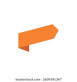 Blank Ribbons in Flat Style Vector Template. Stickers for New Arrival shop product tags, new labels or sale posters and banners vector