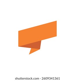 Blank Ribbons in Flat Style Vector Template. Stickers for New Arrival shop product tags, new labels or sale posters and banners vector