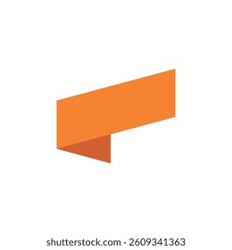 Blank Ribbons in Flat Style Vector Template. Stickers for New Arrival shop product tags, new labels or sale posters and banners vector