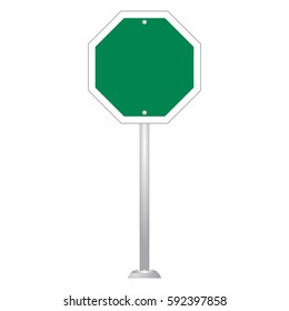 Blank Road Sign Board vector
