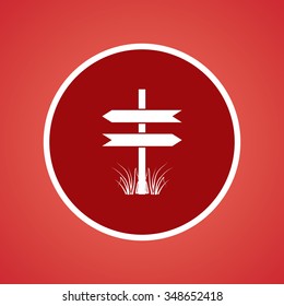 Blank Road Sign Icon