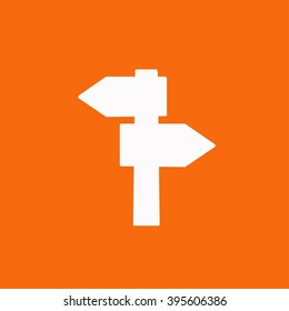 blank road sign icon