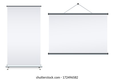 Blank Roll Up Banner